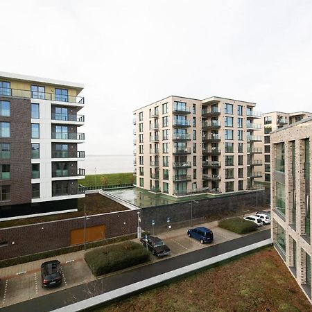 Moderne Ferienwohnungen Zwischen Weserdeich Und Yachthafen Bremerhaven Buitenkant foto